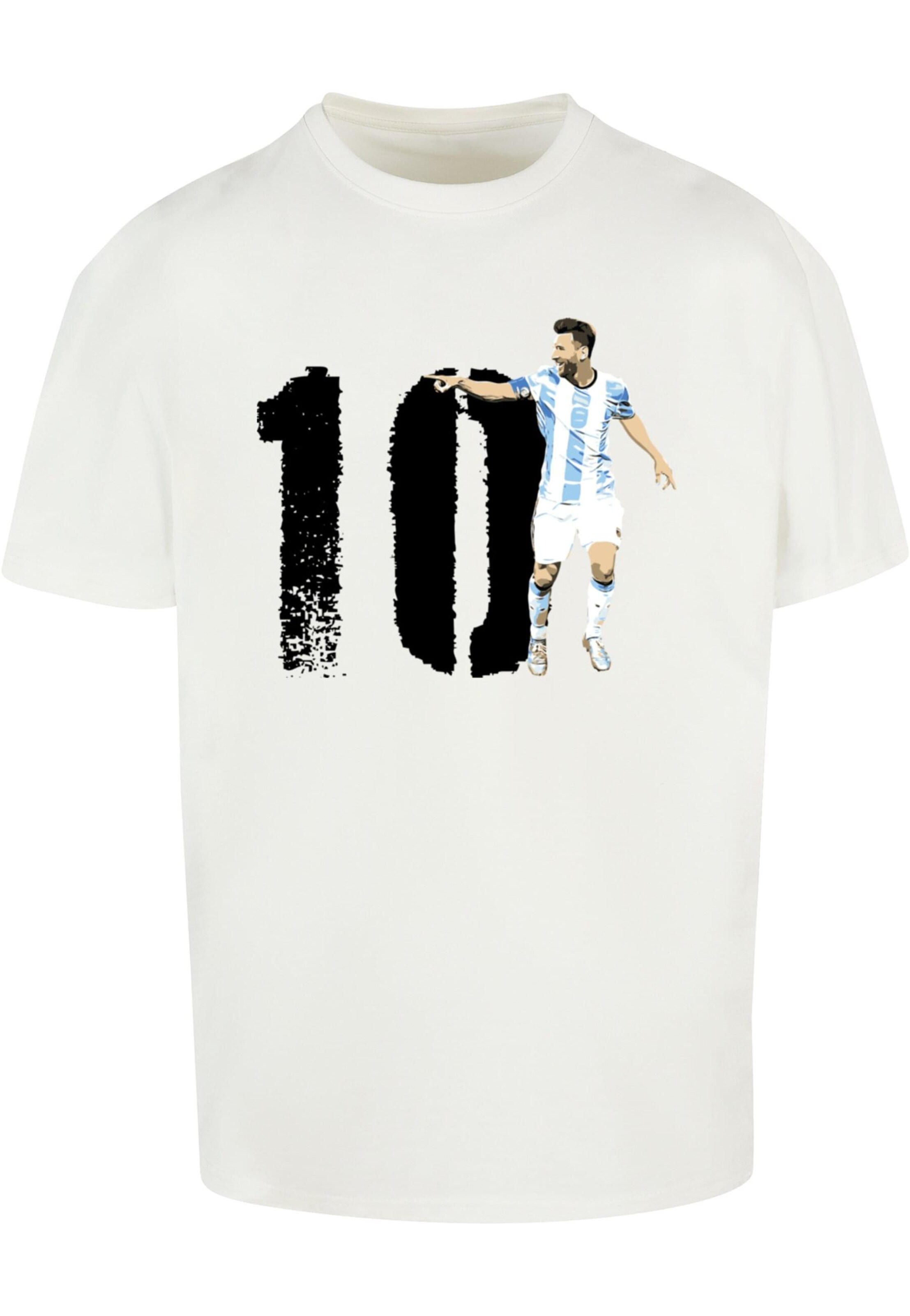 Merchcode Shirt 'Player 4' in White: front