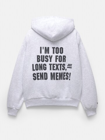 Sweat-shirt Pull&Bear en gris