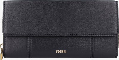 FOSSIL Portemonnaie 'Jori' in gold / schwarz, Produktansicht