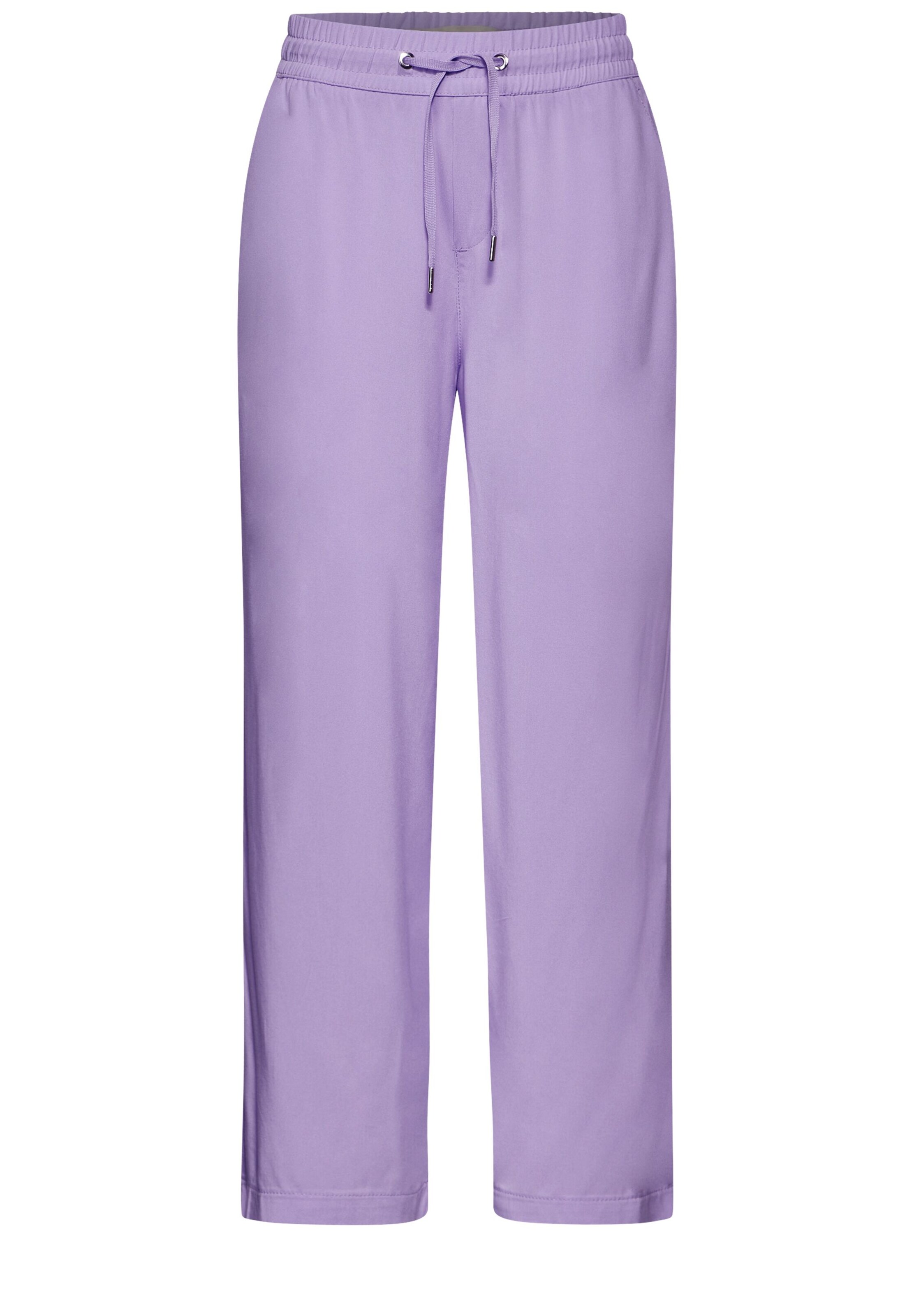 STREET ONE Loose fit Pants in Purple: front