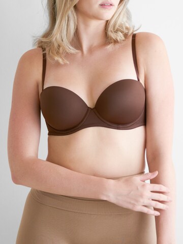 cfab (formerly creamy fabrics) Push-up Bra 'Ultra Push-Up BH' in Beige: front