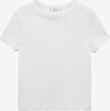 MANGO T-shirt 'ZANI' i vit: framsida