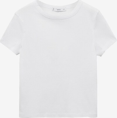 MANGO T-shirt 'ZANI' en blanc, Vue avec produit