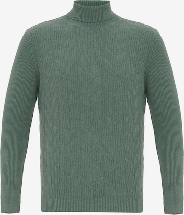 Jacey Quinn Trui in Groen: voorkant