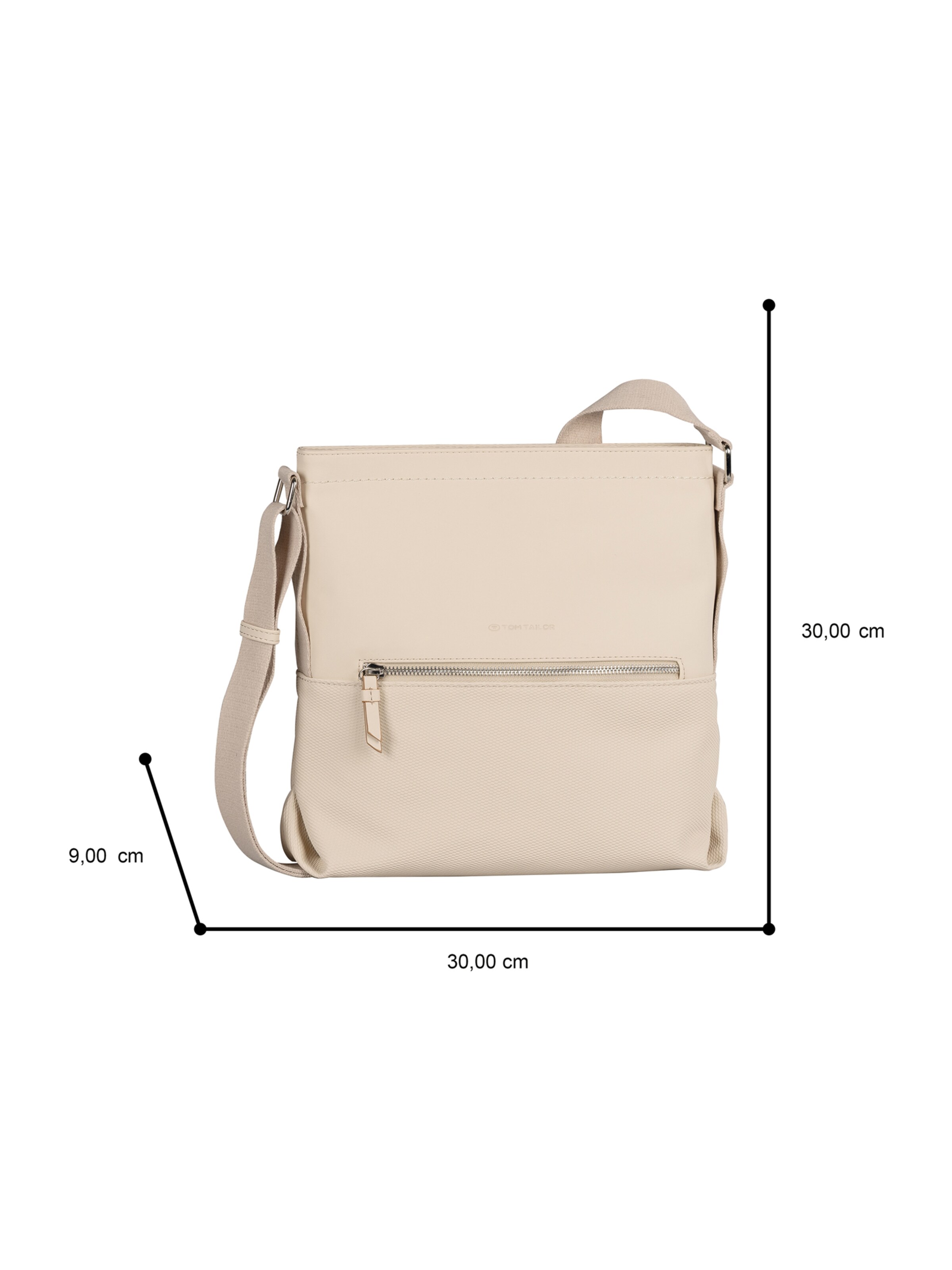 Sac à bandoulière 'Erin' TOM TAILOR en blanc