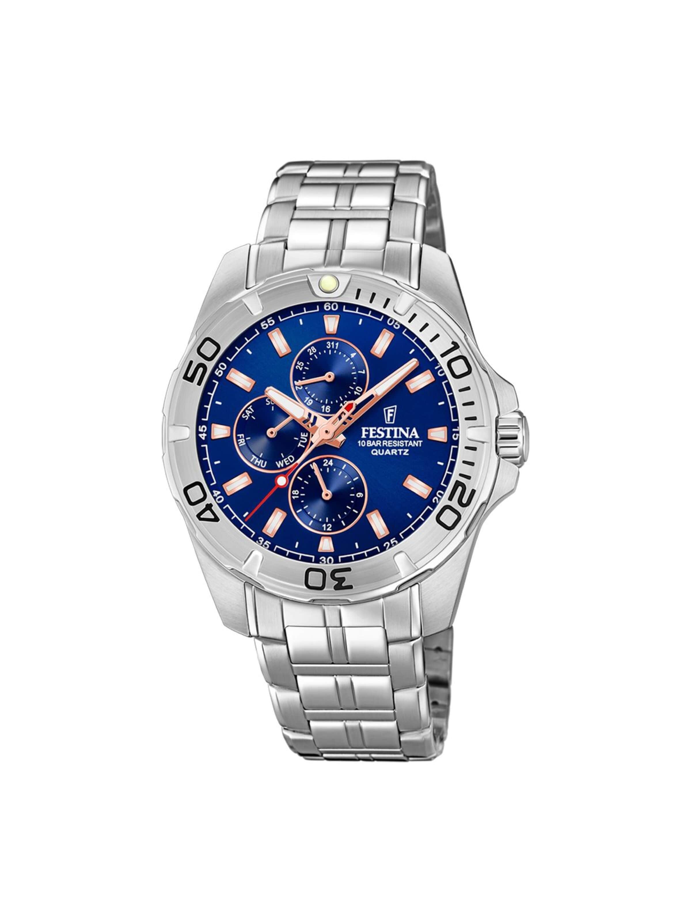 Montre à affichage analogique FESTINA en bleu