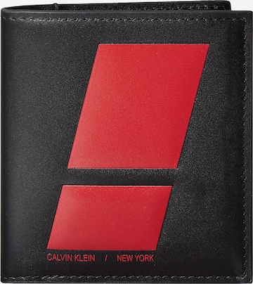 Porte-monnaies Calvin Klein en noir : devant