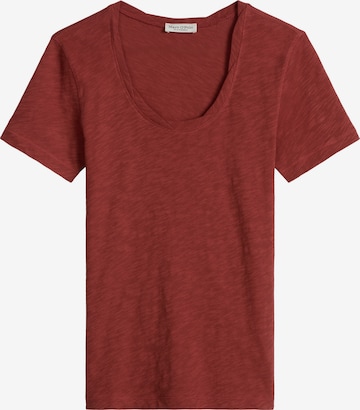 T-shirt 'DfC' Marc O'Polo en rouge : devant