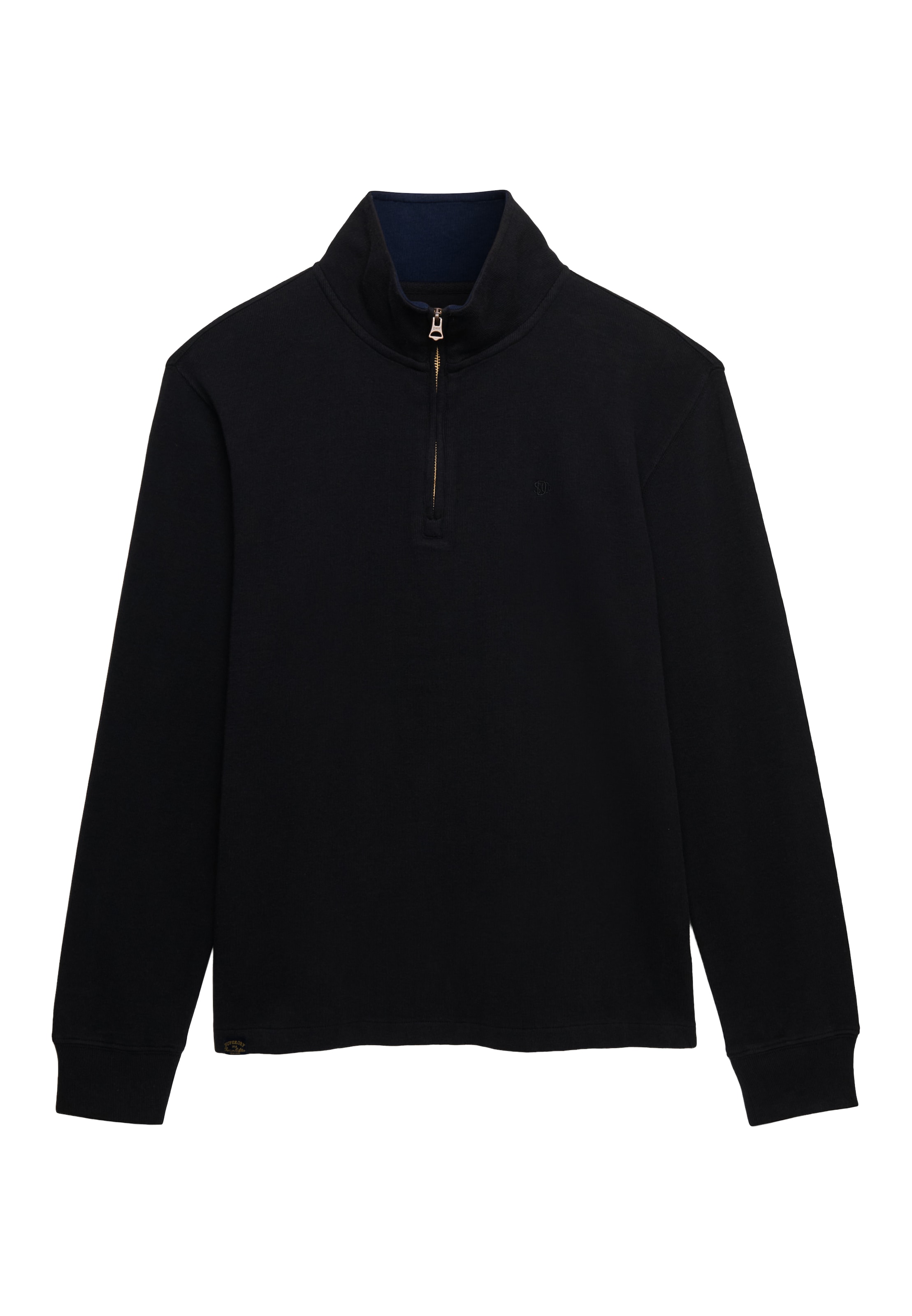 Superdry & CoSweater majica - crna boja: prednji dio