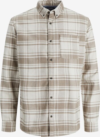 JACK & JONES Skjorte 'Walter' i brun: forside