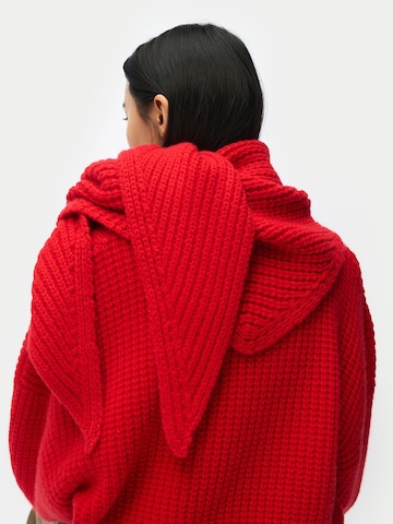 GOBI Cashmere Halsduk 'Unisex Cashmere Cape Scarf' i röd