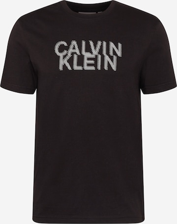 T-Shirt Calvin Klein en noir : devant