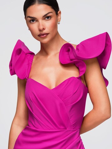 Ombre Abendkleid‌‌‌‌‌‌‌ in Pink
