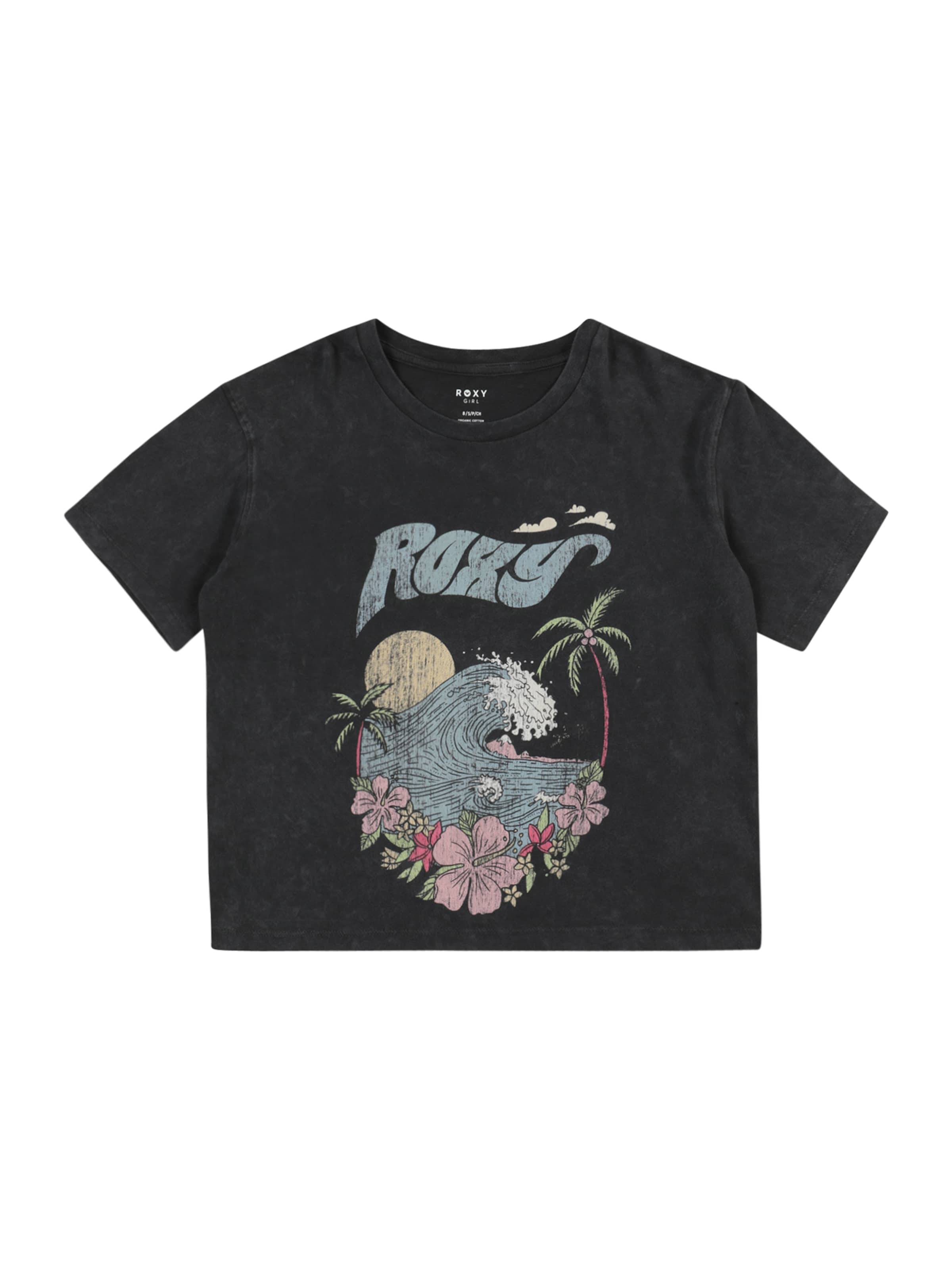 ROXY Λειτουργικό μπλουζάκι 'Gone To California' σε γκρι: μπροστά