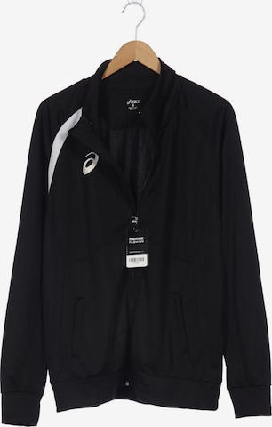 ASICS Sweatshirt & Zip-Up Hoodie in XXL in Black: front