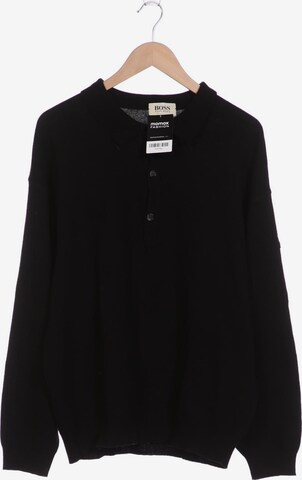 BOSS Sweater & Cardigan in L-XL in Black: front