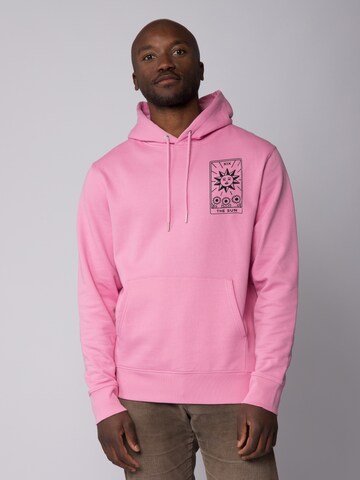 Watapparel Sweatshirt 'Tarot The Sun' in Pink: front