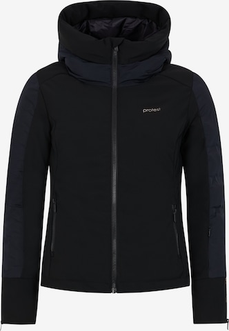 PROTEST Sportjacke 'PRTMERCURY' in Schwarz: Vorderseite