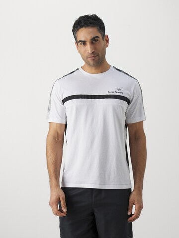 Maillot Sergio Tacchini en blanc : devant