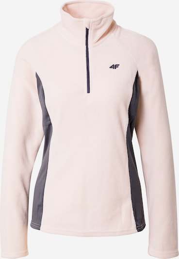 4F Functionele fleece jas in de kleur Donkergrijs / Pastelroze, Productweergave