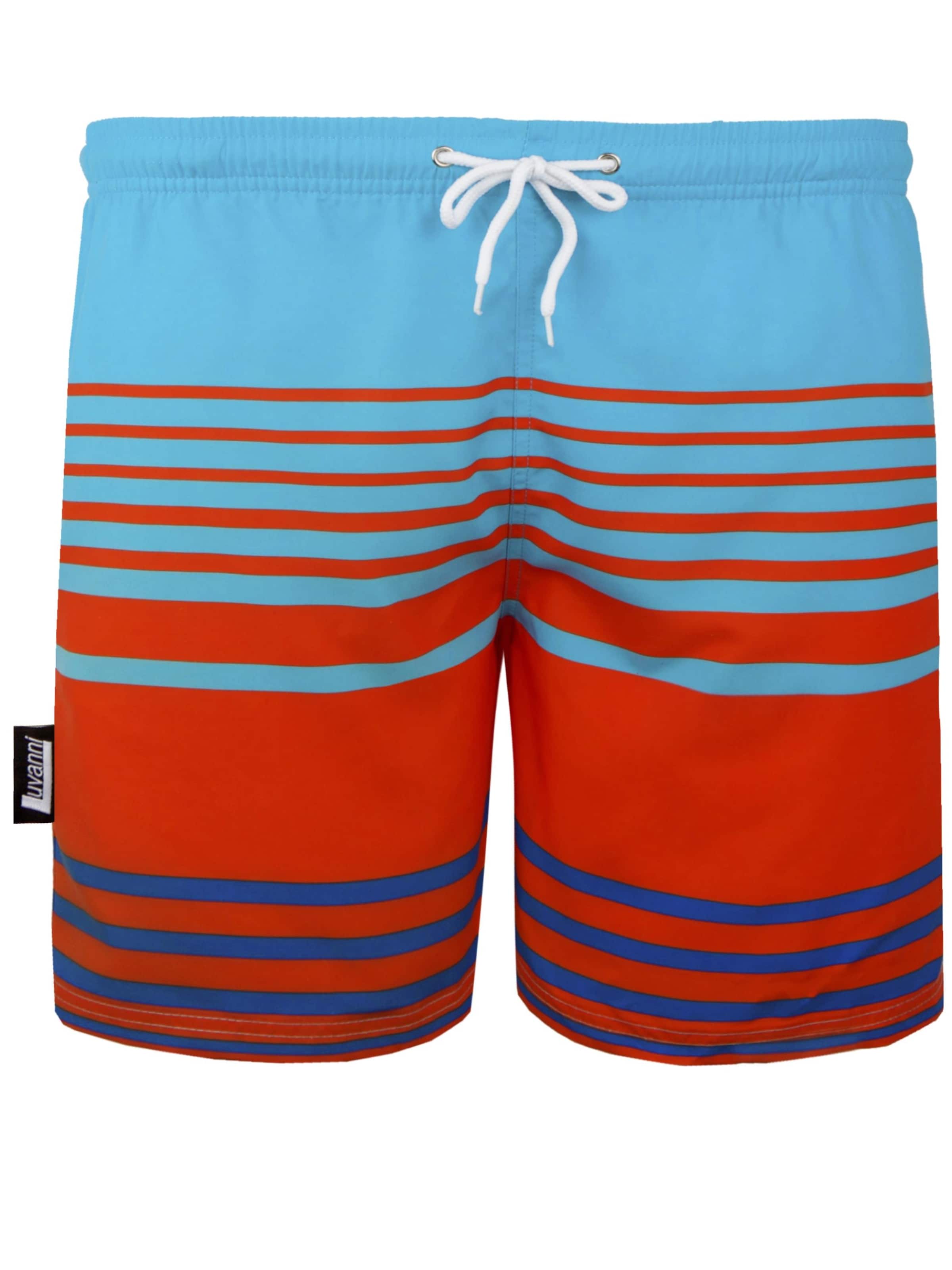 Luvanni Badeshorts 'Boardshorts Style. 564'‌‌ in Blau: Vorderseite