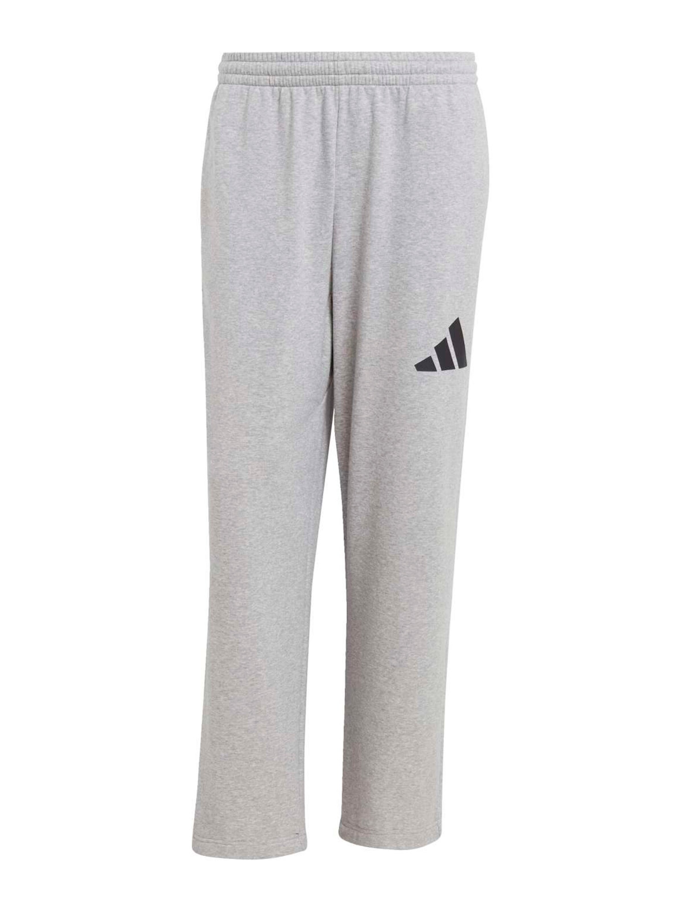 szürke / fekete ADIDAS SPORTSWEAR Sportnadrágok 'Essentials', Termék nézet