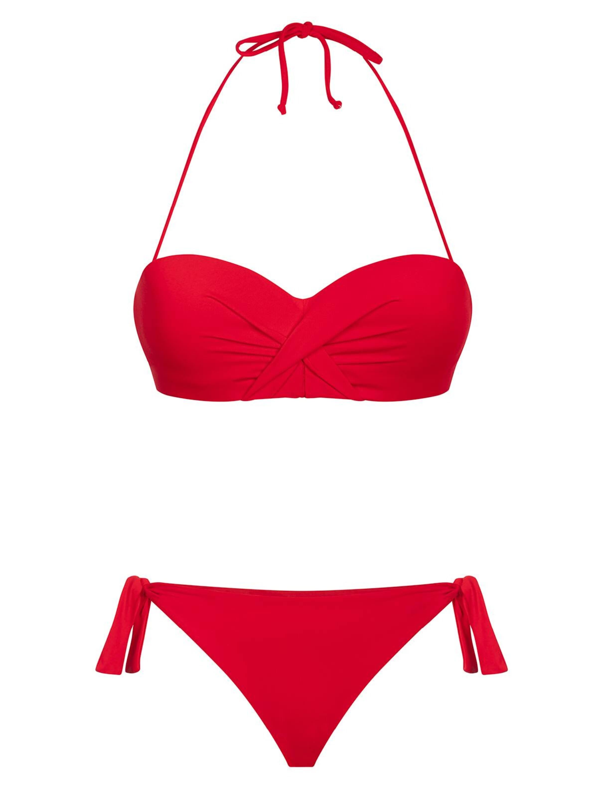 Bikinville Bikini 'Iris' i röd: framsida
