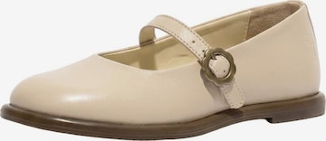 Ballerines à lanières FLY LONDON en beige : devant