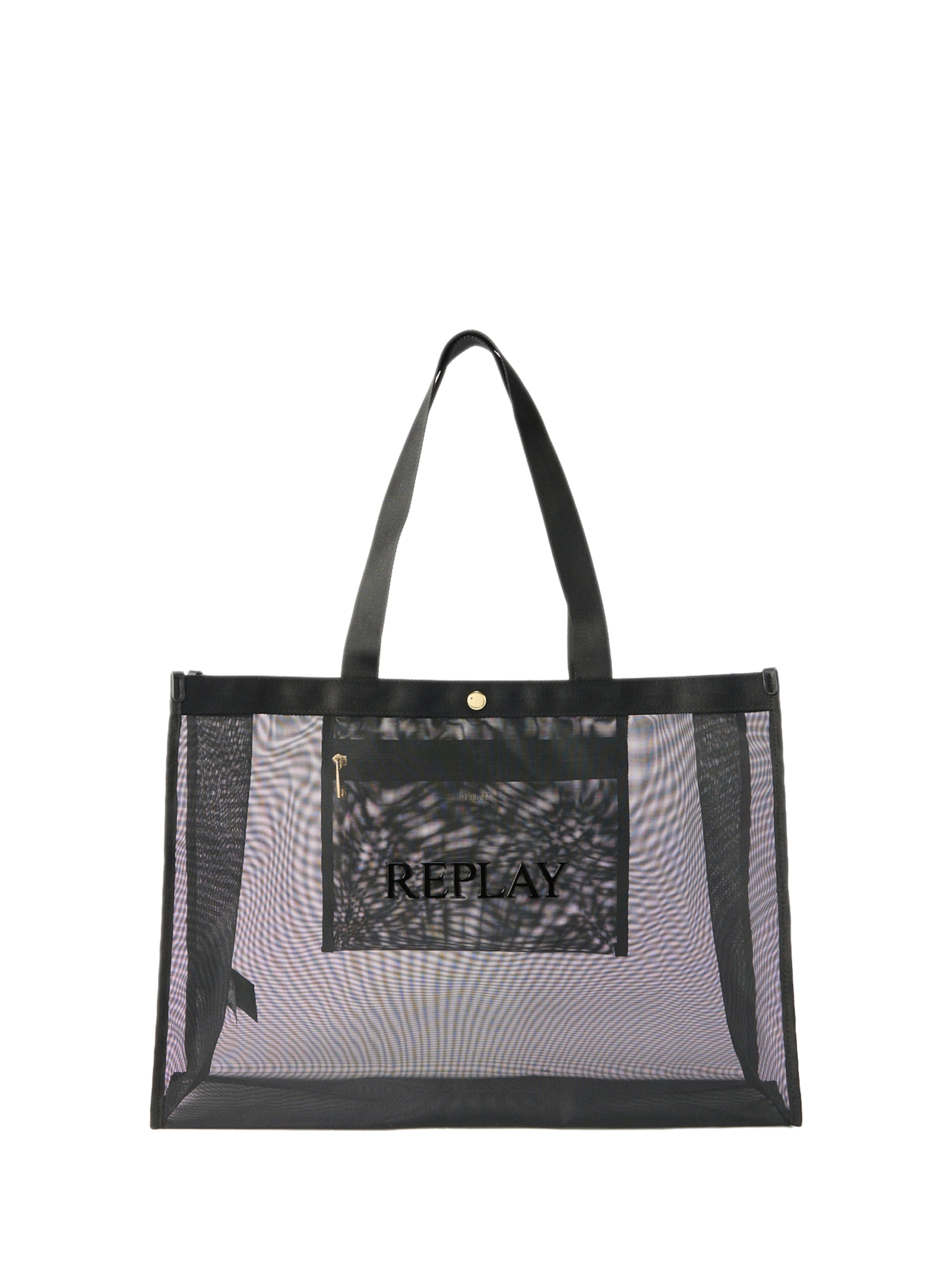 REPLAY Shopper in Black: front