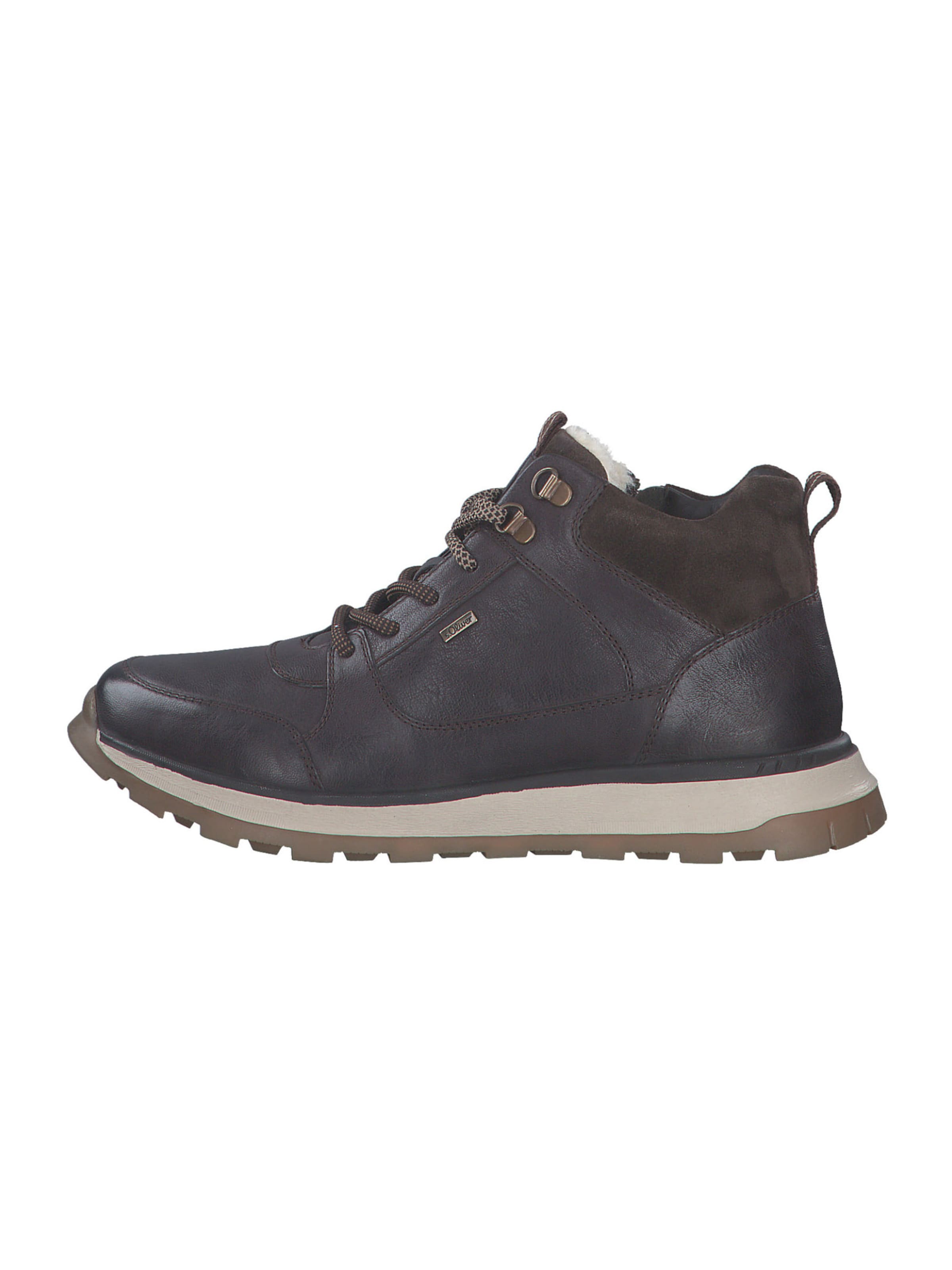 s.Oliver Veterboots in Bruin