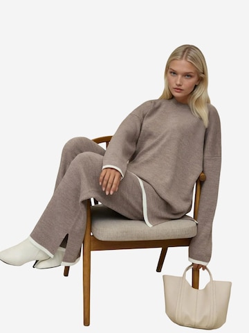 Hiccup Huispak 'Strick-Koordinaten' in Beige