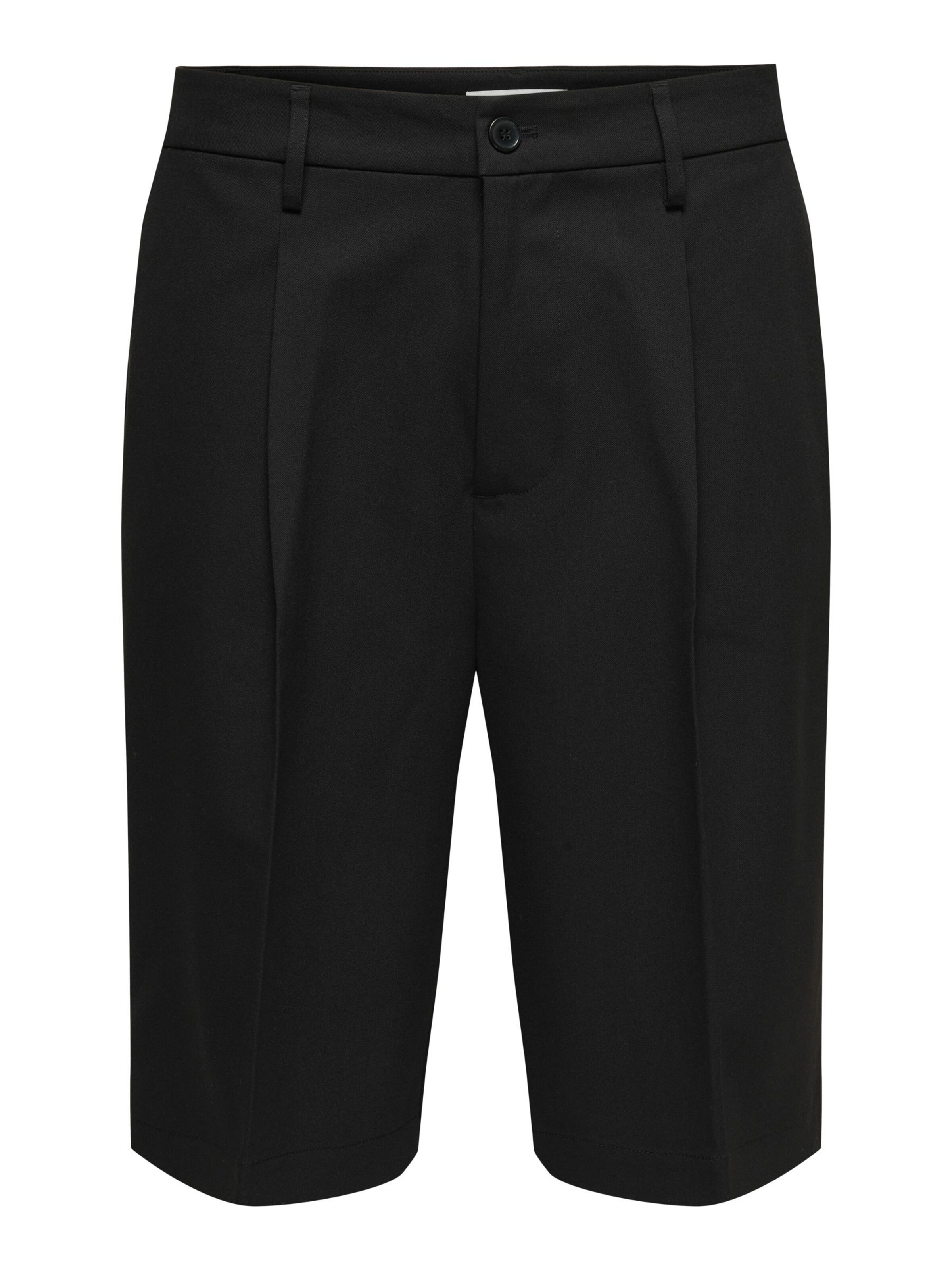 Only & Sons Shorts 'ONSDaves' in Schwarz: Vorderseite
