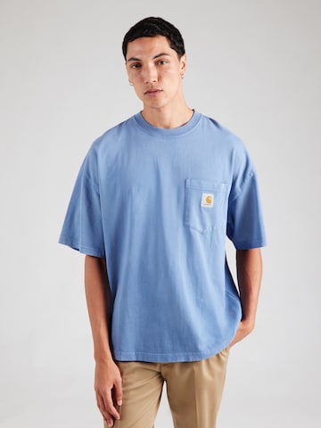 Tricou 'Hudson' de la Carhartt WIP pe albastru: față