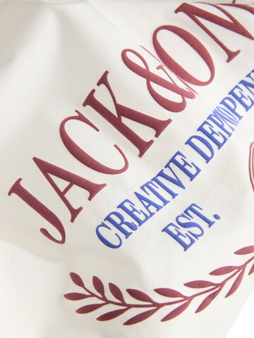 JACK & JONES - Camiseta 'JORFREDERIKSBERG' en blanco