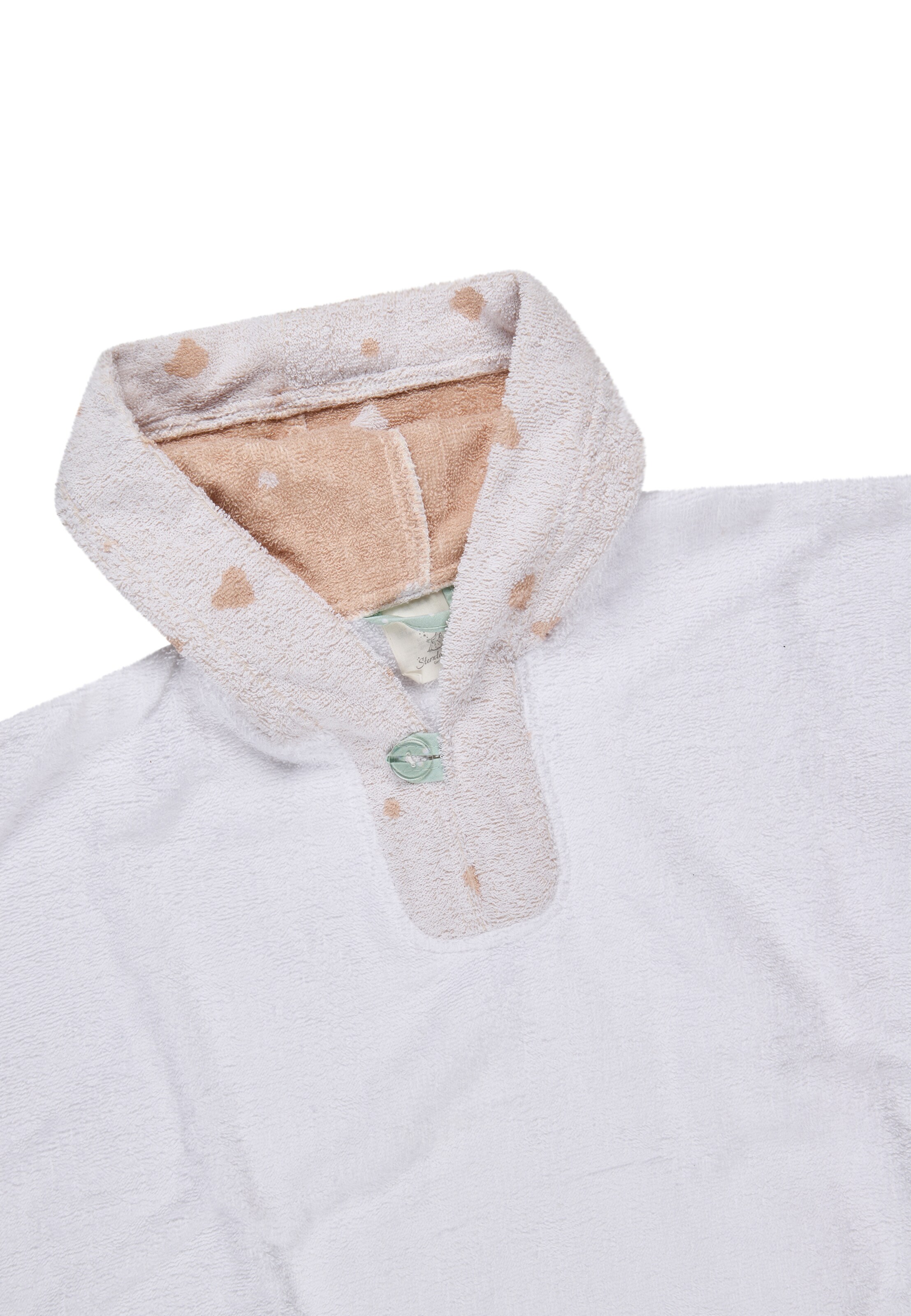 STERNTALER Bathrobe 'BÄR Bo' in White
