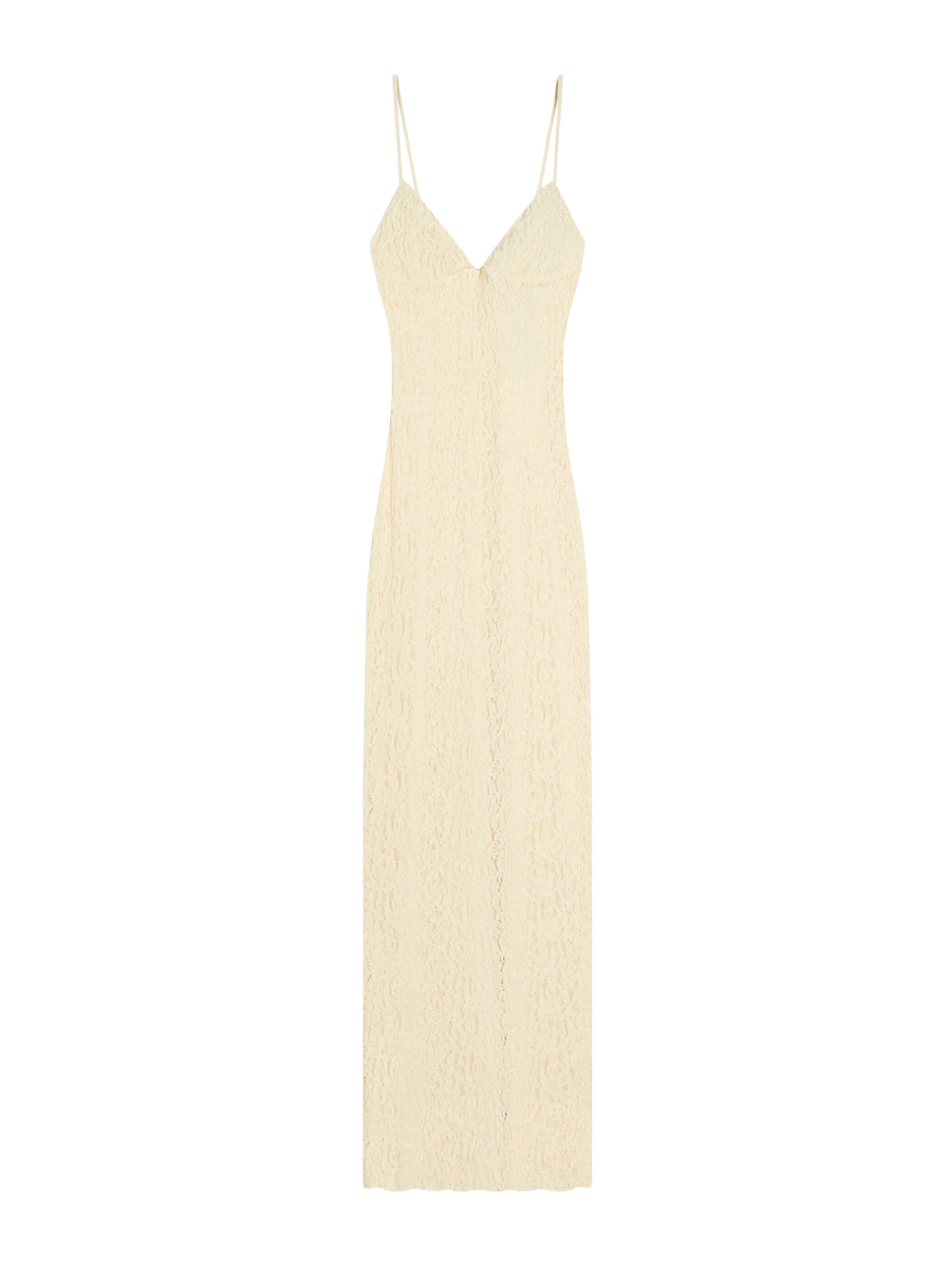 Bershka Dress in Yellow: front