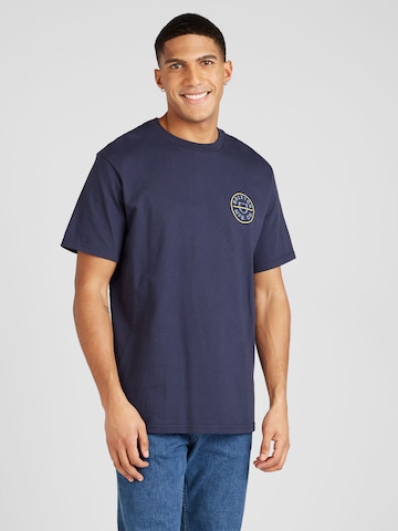 Brixton T-Shirt 'CREST' in Blau: predná strana