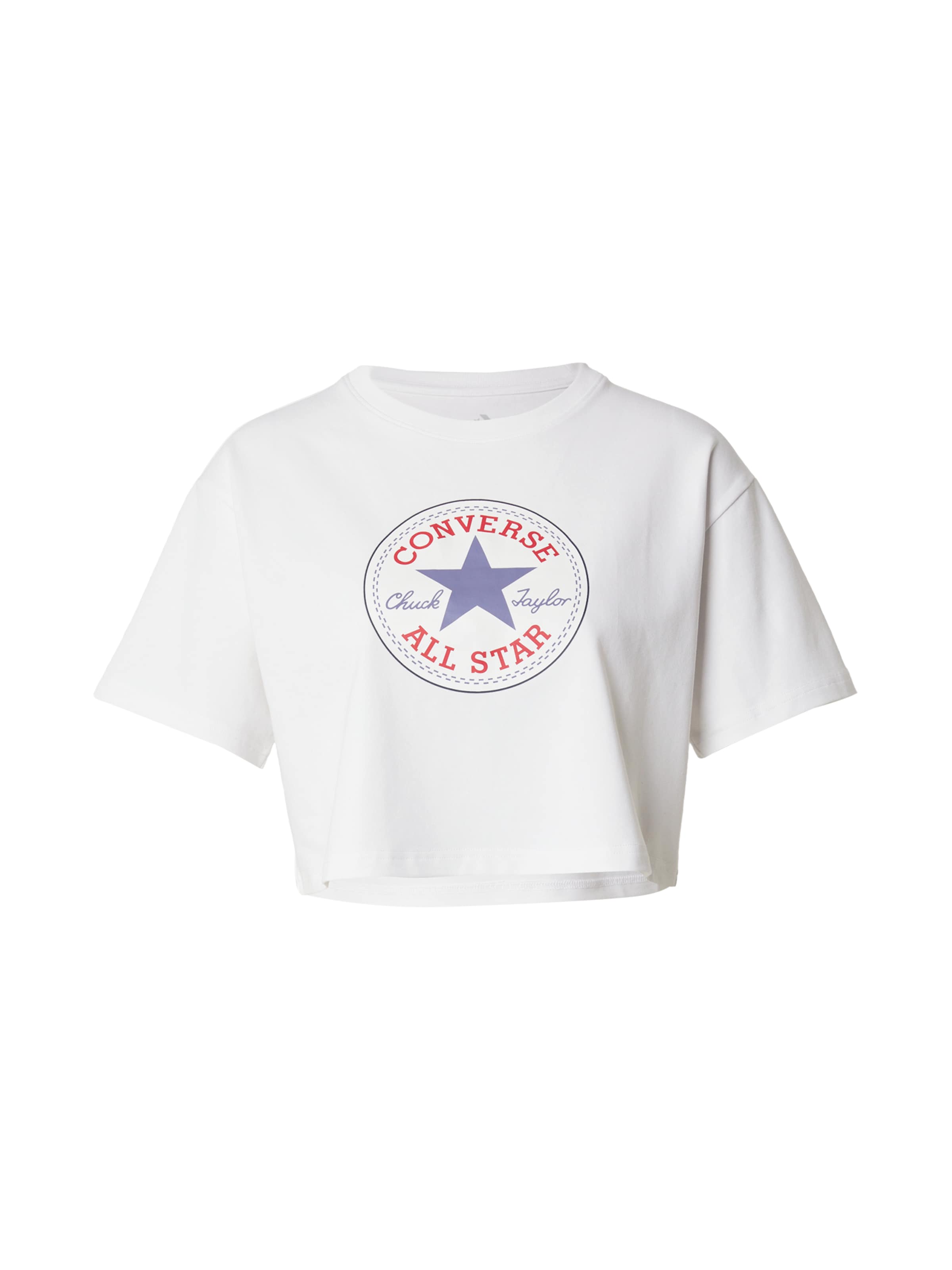 CONVERSE Tričko 'CHUCK' – bílá: přední strana