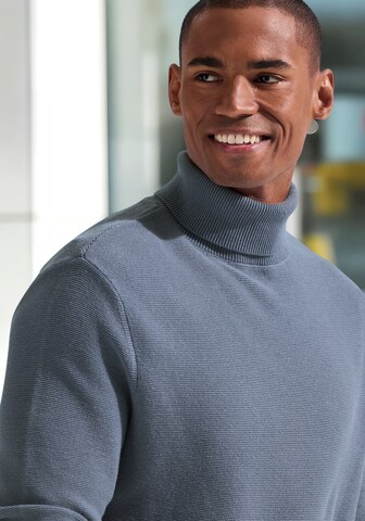 H.I.S Pullover 'EM LBG' in Blau