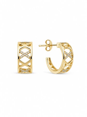 CHIVAL Earrings 'Geo Shine' in Gold: front