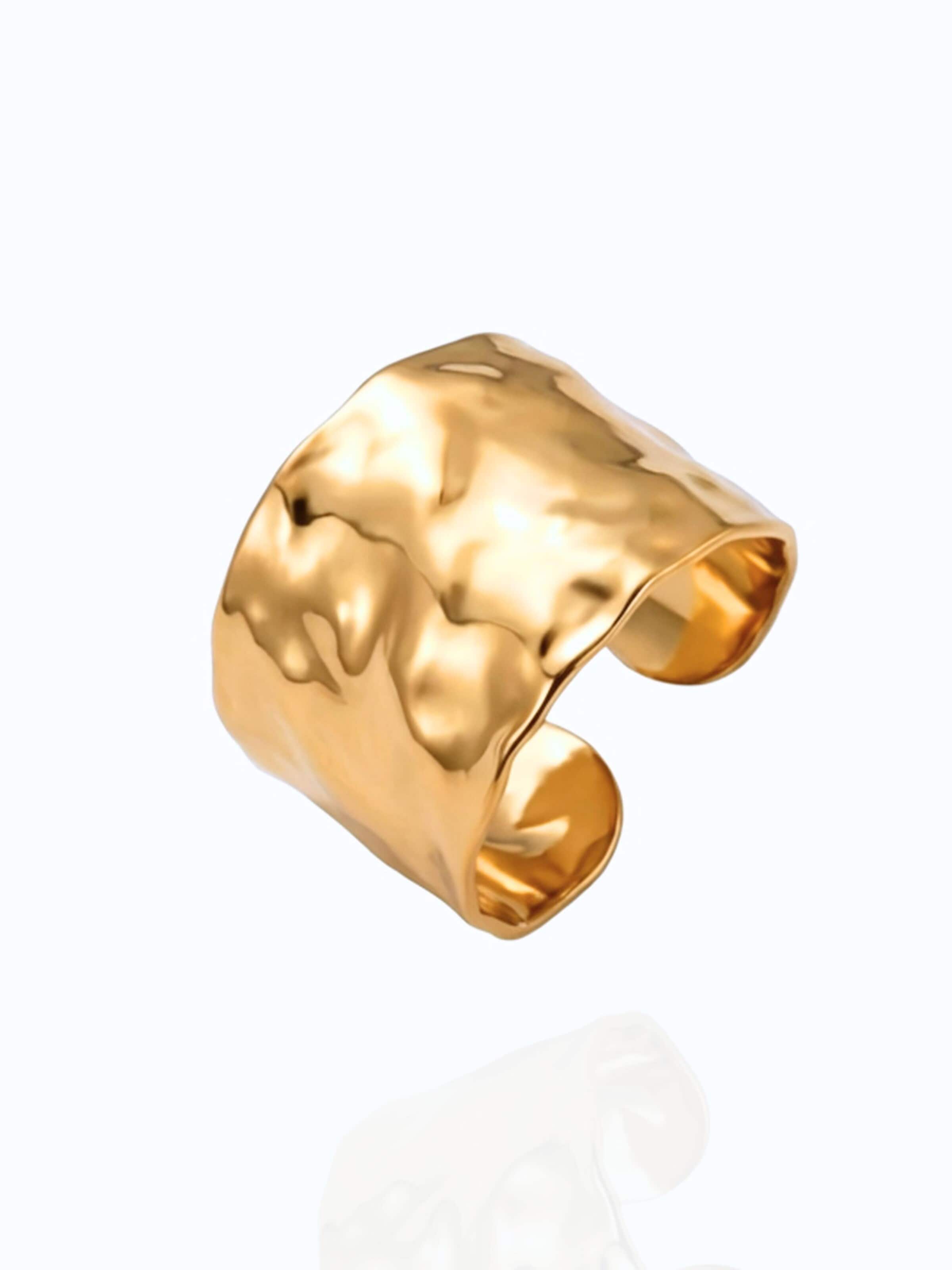 Kamiko Ring 'NAXOS' in Gold: front