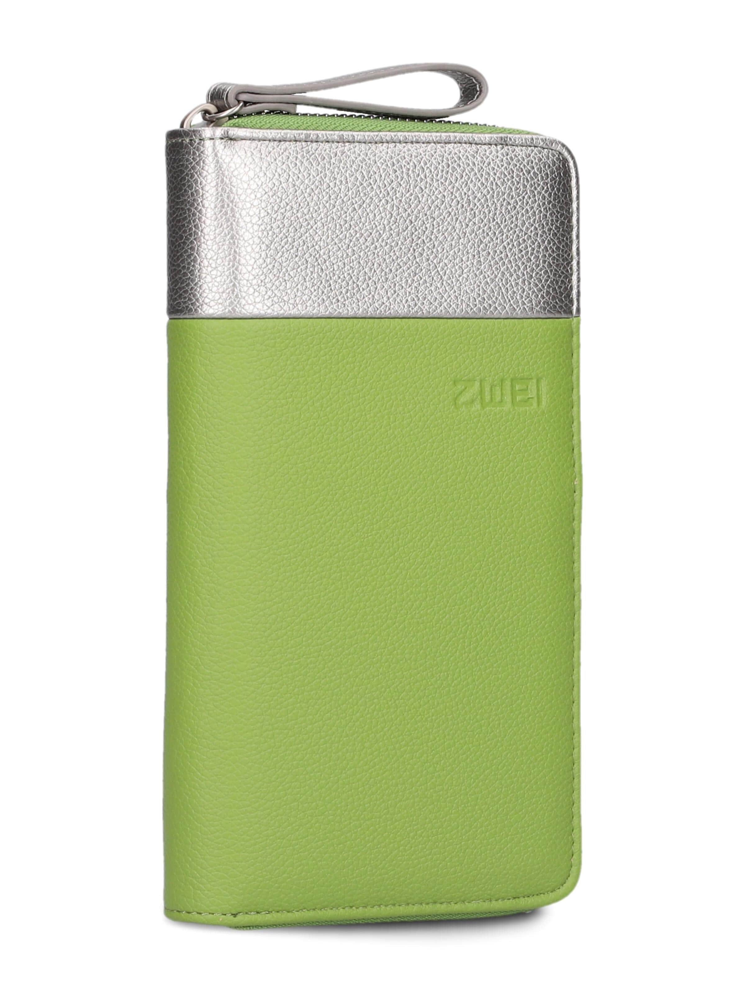 ZWEI Wallet 'Eva' in Green: front