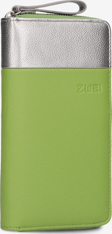 ZWEI Wallet 'Eva' in Green: front