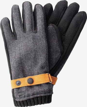 CAMEL ACTIVE Full Finger Gloves in Grey: front