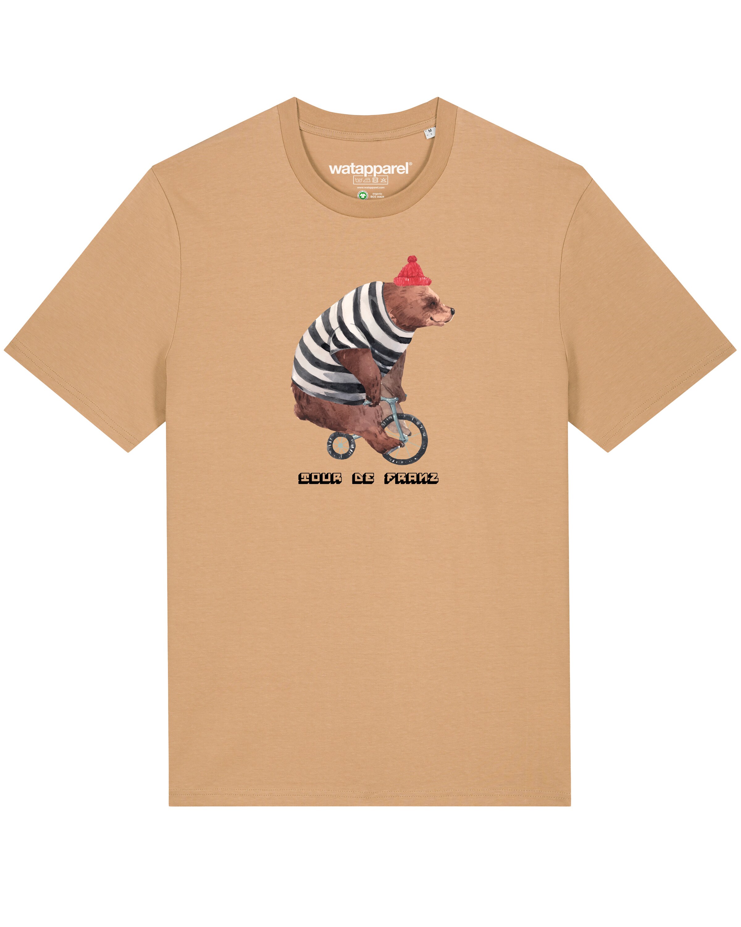 T-Shirt 'Tour de Franz' Watapparel en beige : devant