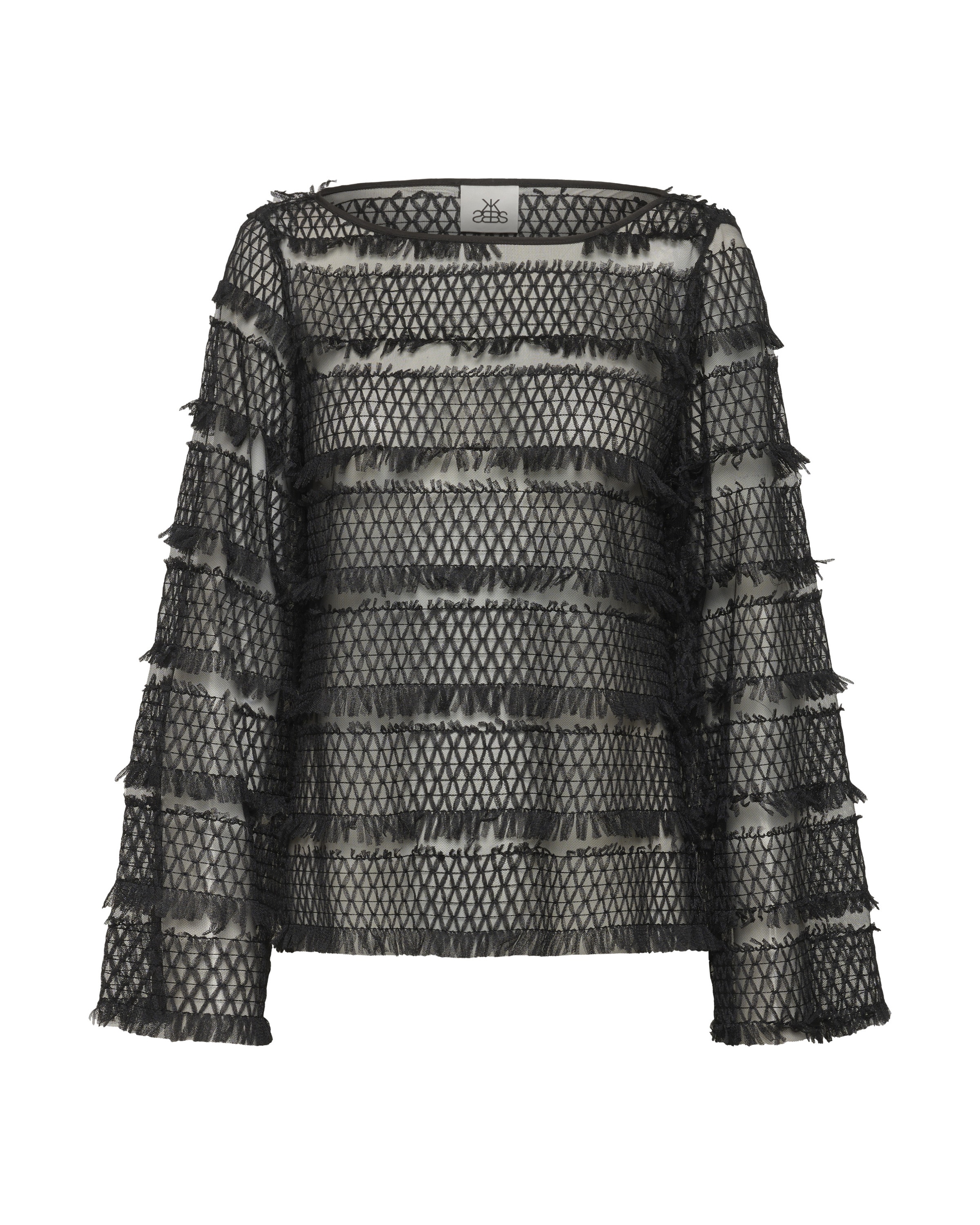 KAREN BY SIMONSEN Bluse 'KBDorothy Leanka' i sort: forside