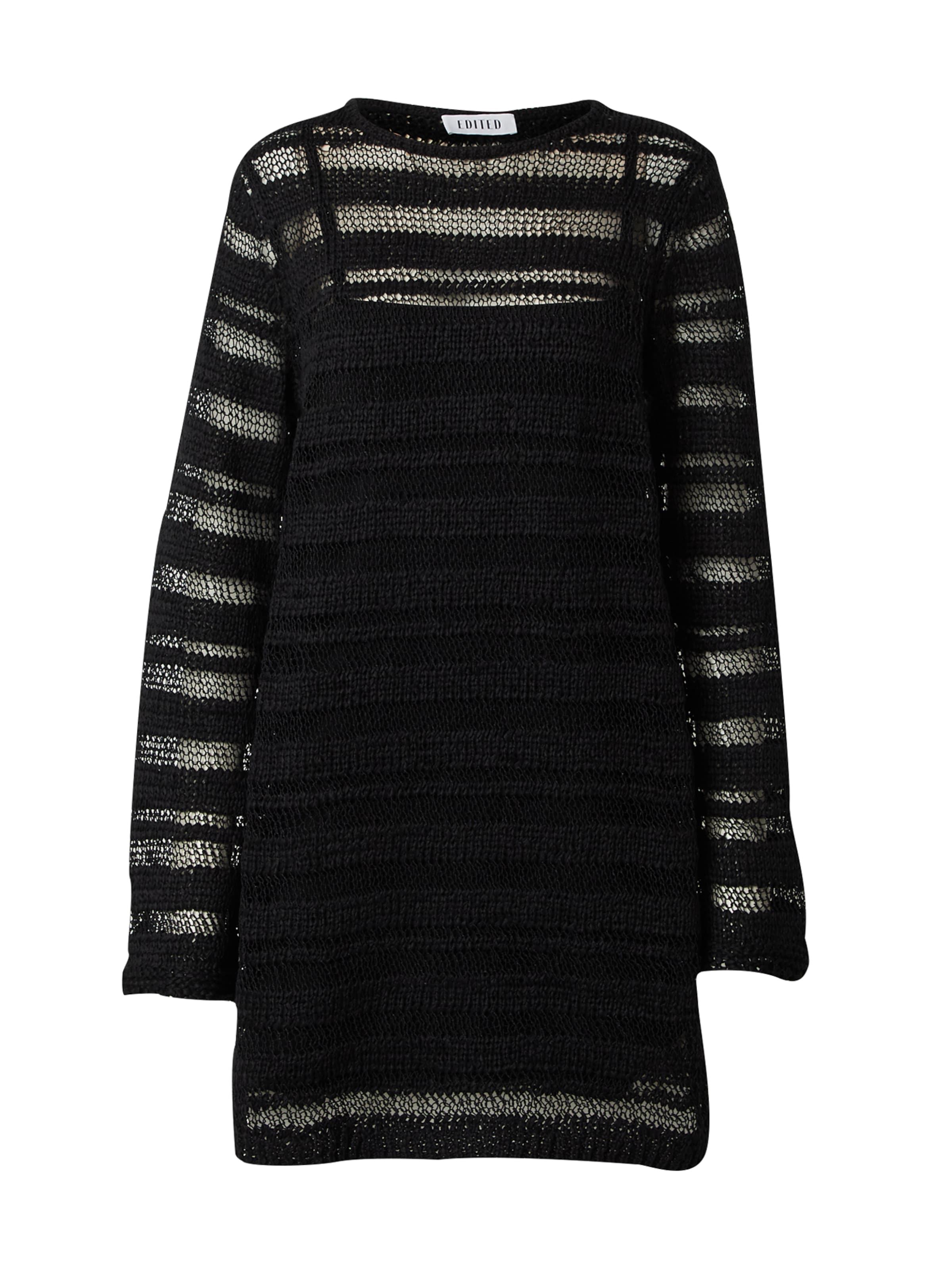 EDITED Šaty 'Colette' – černá: přední strana