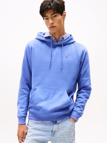 Tommy Jeans Суичър в синьо: отпред