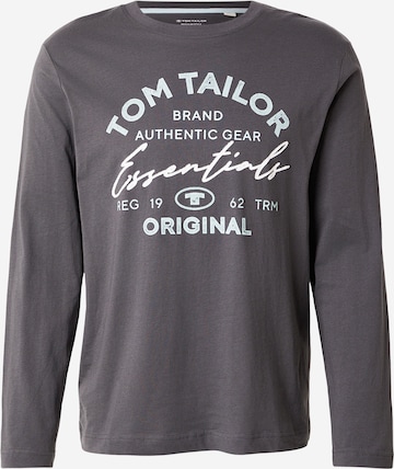 TOM TAILOR Shirt in Grau: Vorderseite