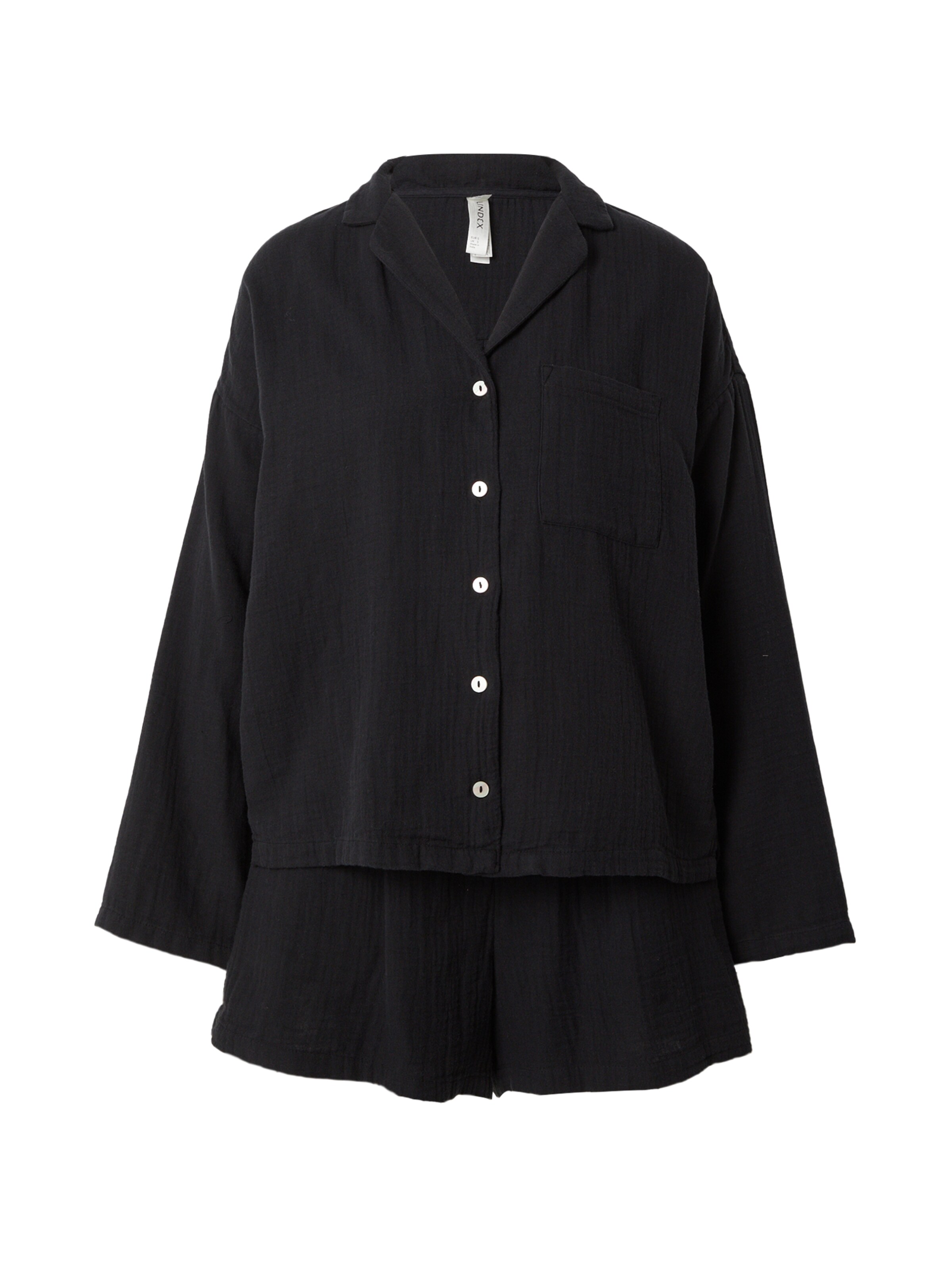 Lindex Σορτσάκι σε μαύρο: μπροστά